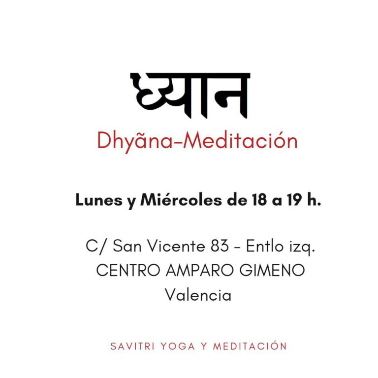 Lee más sobre el artículo Grupo de Meditación en Valencia